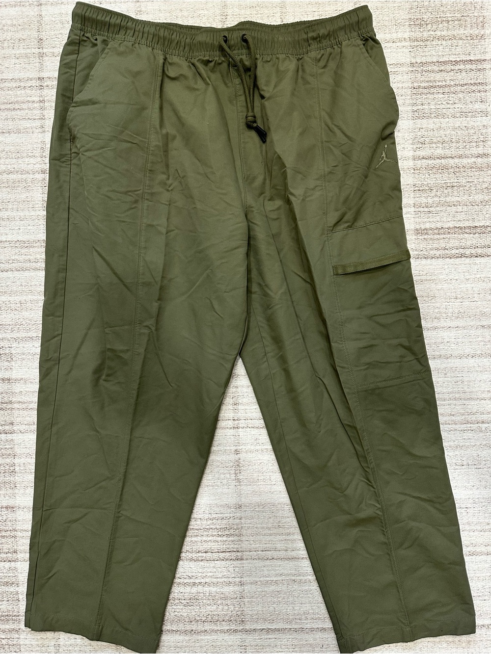 Jordan’s Men's Olive Green Cargo Track Pants